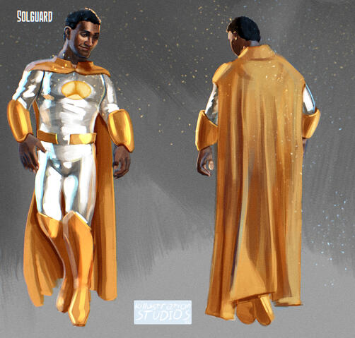 Galactic Heroes Comic Character Bio Info Written by: Nire aka Acceleratrix Code Name: Solguard Real Name: JJ Gladwyn Age: 16 Powers: Solar Manipulation Home Planet: Earth Species: Human Bio: A cadet in the Earth Alliance Academy, JJ followed in his brothe
